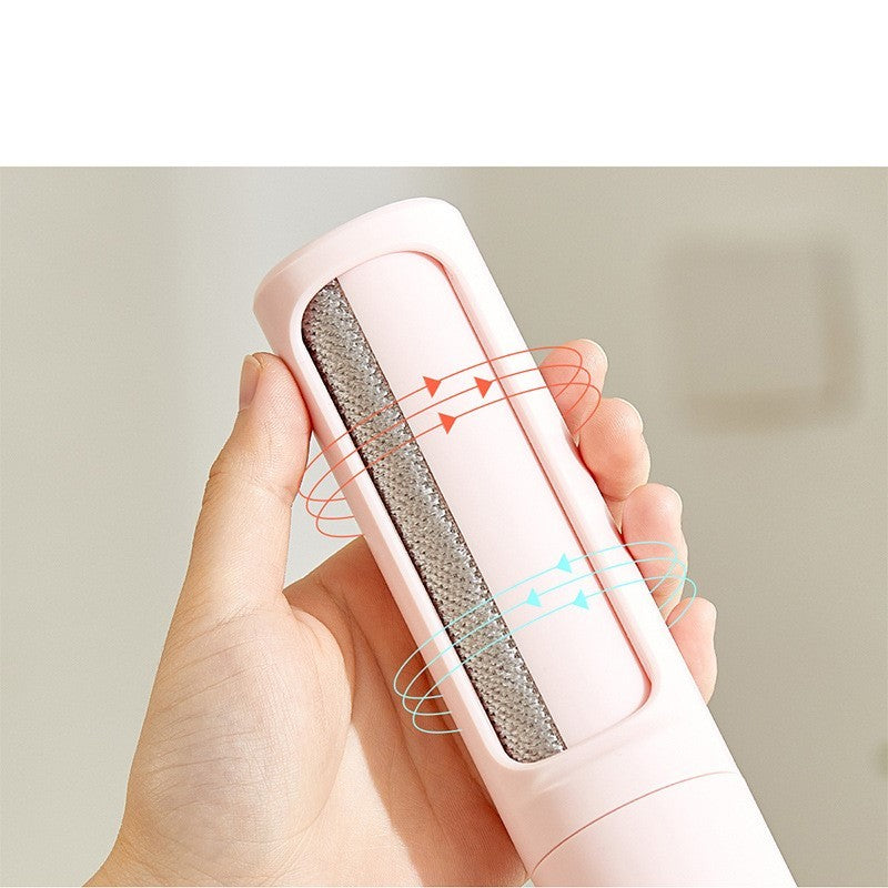 2-in-1 Reusable Pet Hair Remover – Self-Cleaning Brush for Fur & Lint