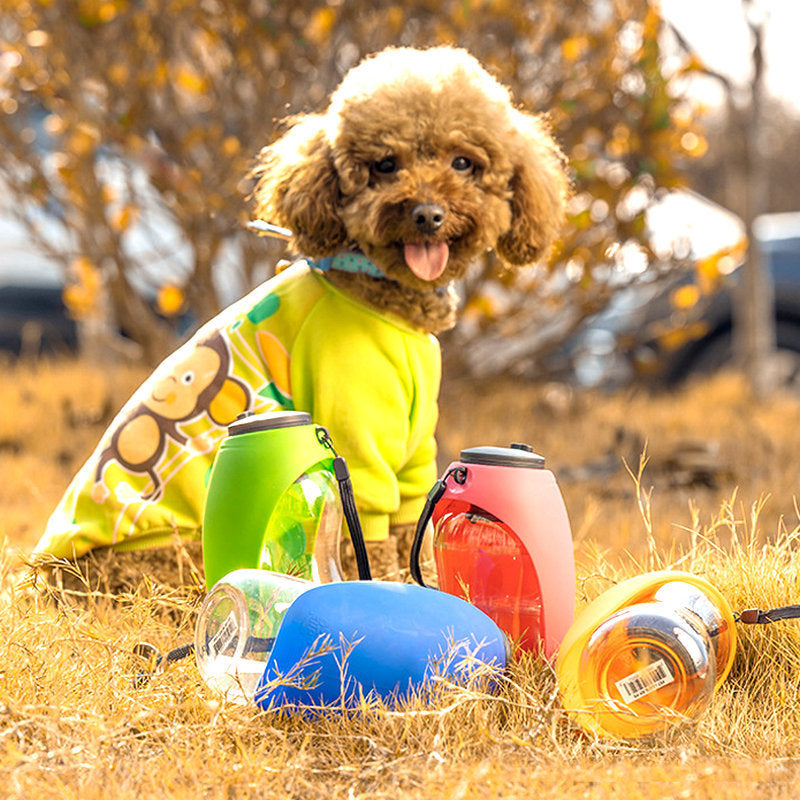2-in-1 Portable Pet Water Bottle & Bowl