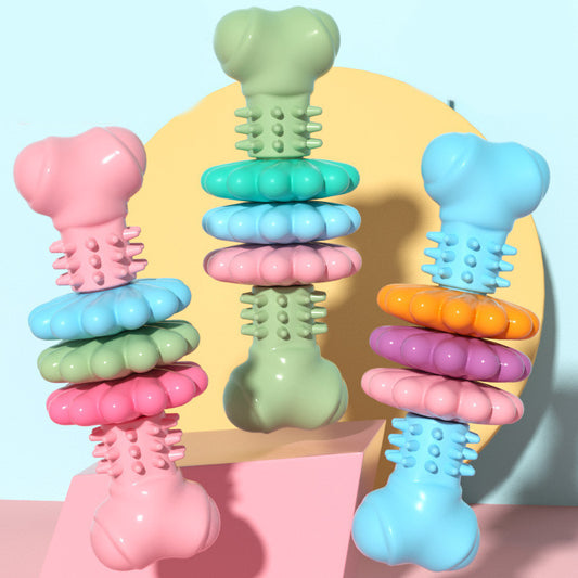 Tough Chew Bone Toy – Cleans Teeth & Fights Boredom